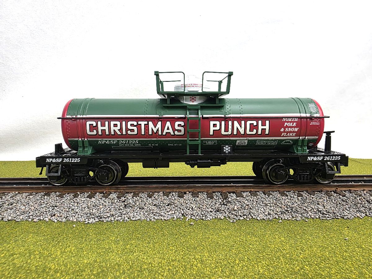 Ready Made Trains RMT-96850-6 - 8000 Gallon Single Dome Tank Car "Christmas Punch" #261225