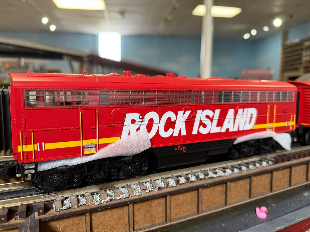 MTH - Premier - F-7 A/B Diesel Engine Set "Rock Island" #123/#11 w/ PS3 Set #1 - Custom Run for MrMuffin'sTrains - MrMuffin'sTrains