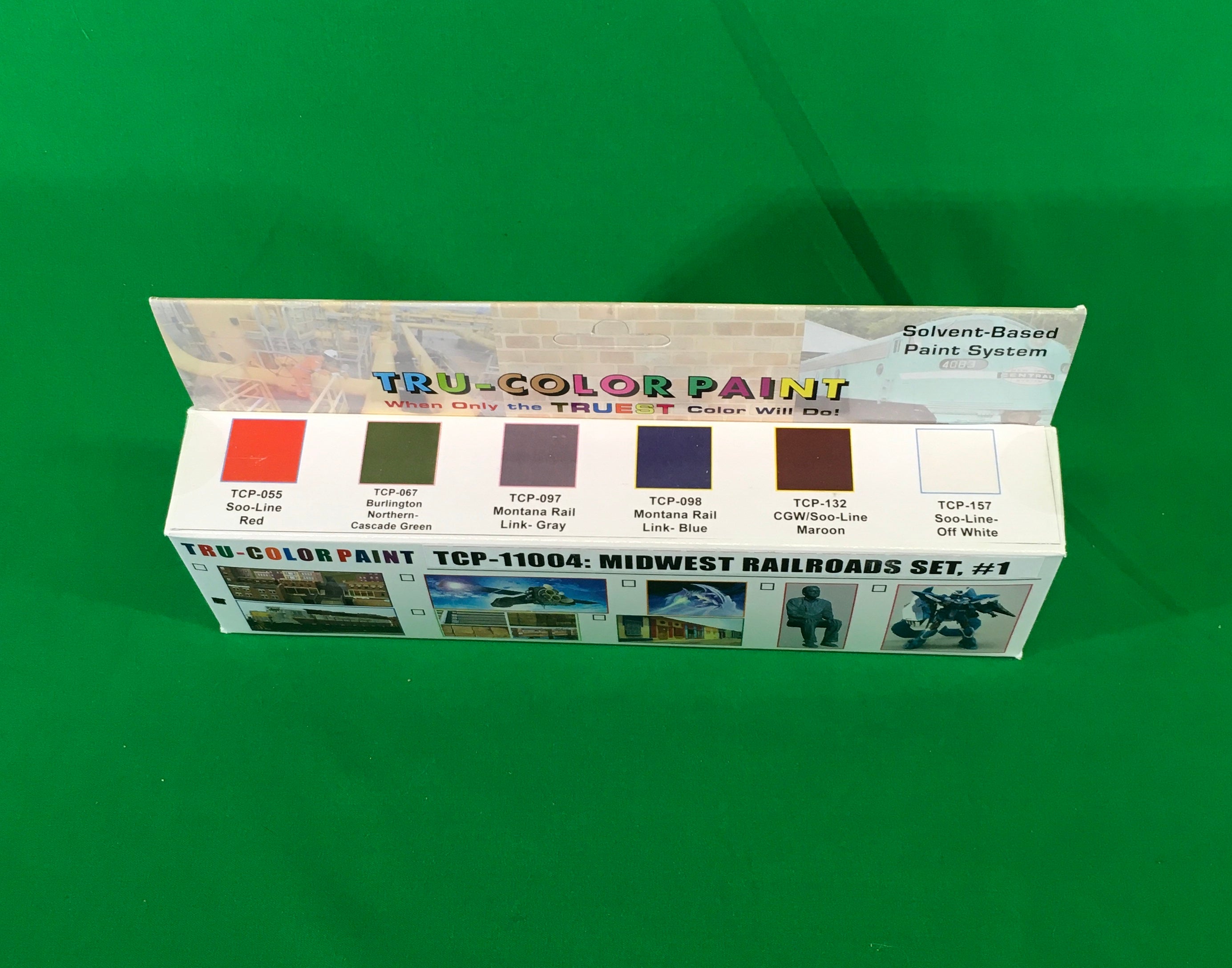 Tru-Color Paint - TCP-11004 - Midwest Railroads Set #1 (Solvent-Based Paint)