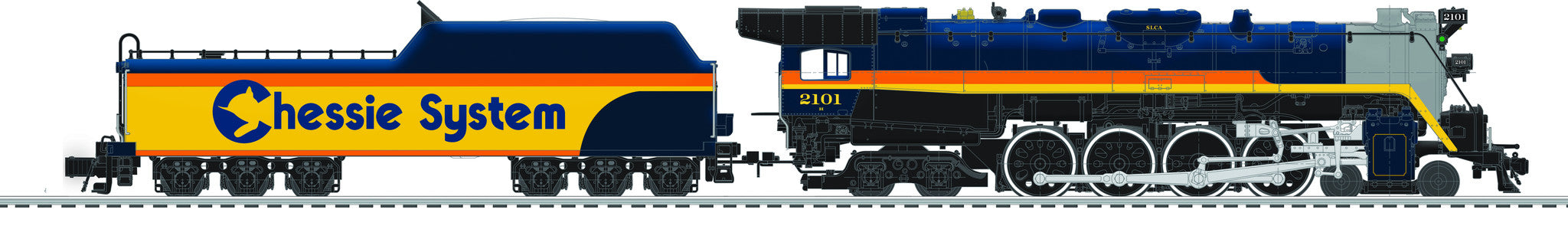 Lionel 26314CH - Legacy T1 Steam Locomotive "Chessie" #2101 Custom Run for MrMuffin'sTrains - MrMuffin'sTrains
