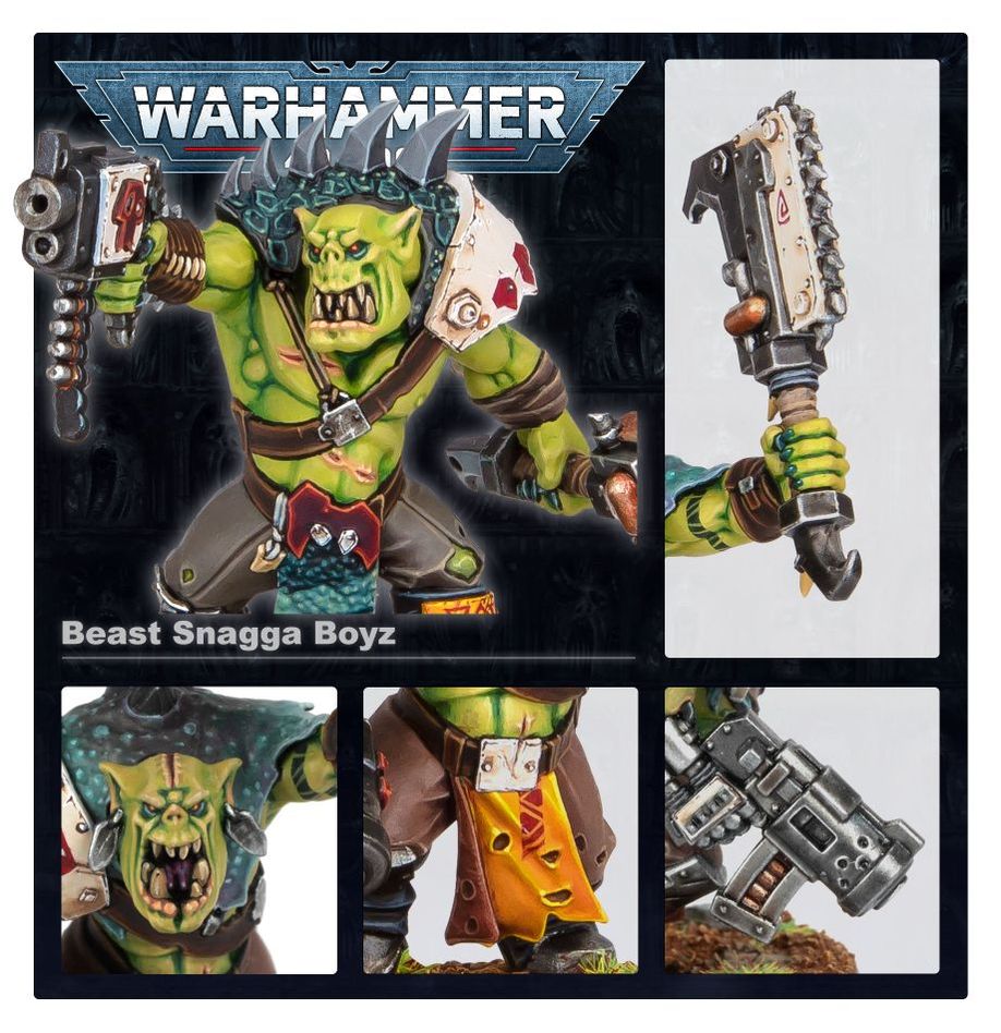 Games Workshop 50-51 - Warhammer 40,000 - Orks: Beast Snagga Boyz