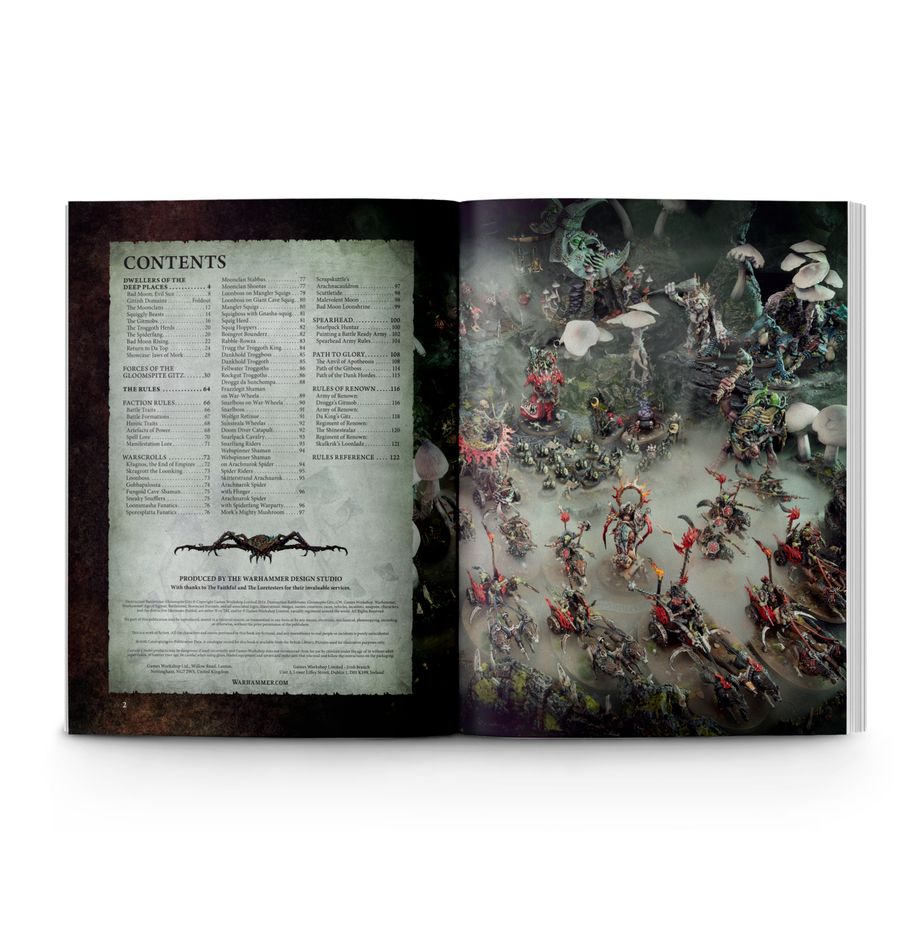 Games Workshop 89-63 - Age of Sigmar - Gloomspite Gitz: Battletome