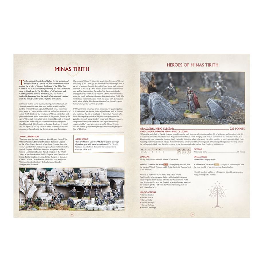 Games Workshop 01-02-60 - Middle-Earth Strategy Battle Game - Armies Of The Lord Of The Rings - Rules Manual