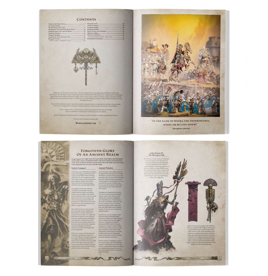 Games Workshop 07-15 - Warhammer: The Old World - Arcane Journal: The War of Settra's Fury