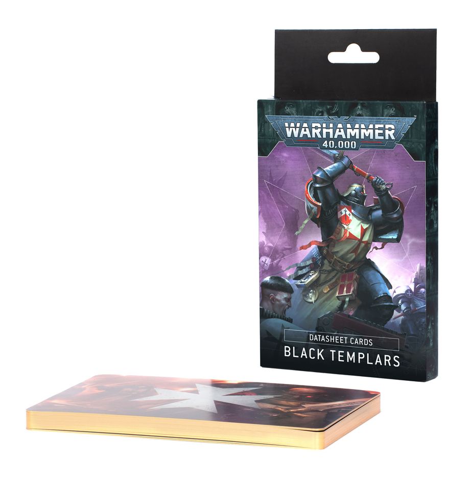 Games Workshop 55-52 - Warhammer 40,000 - Black Templars: Datasheet Cards