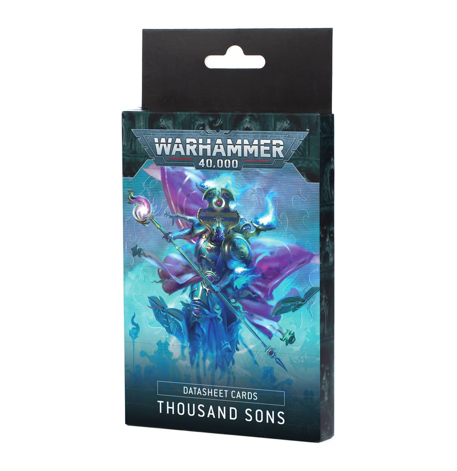 Games Workshop 36-02 - Warhammer 40,000 - Thousand Sons: Datasheet Cards