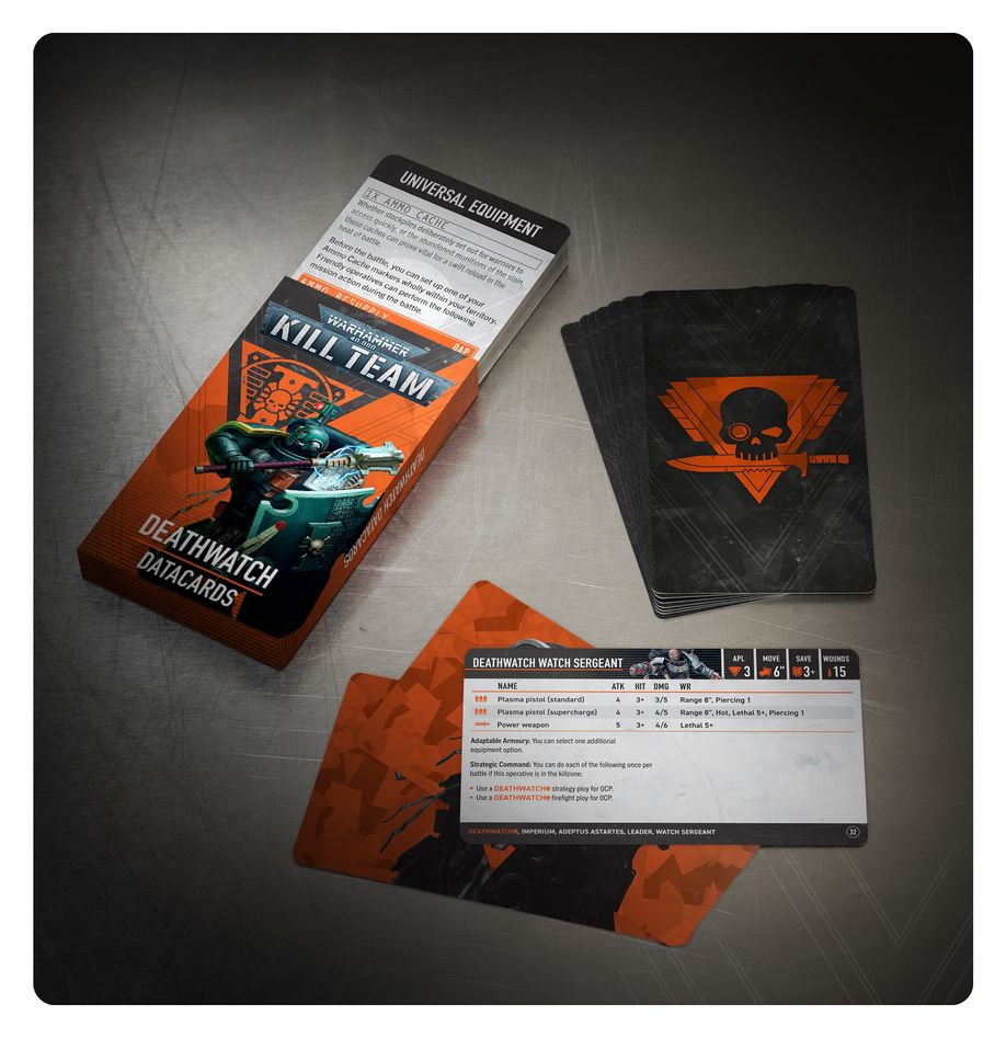 Games Workshop 103-32 - Kill Team - Deathwatch: Datacards