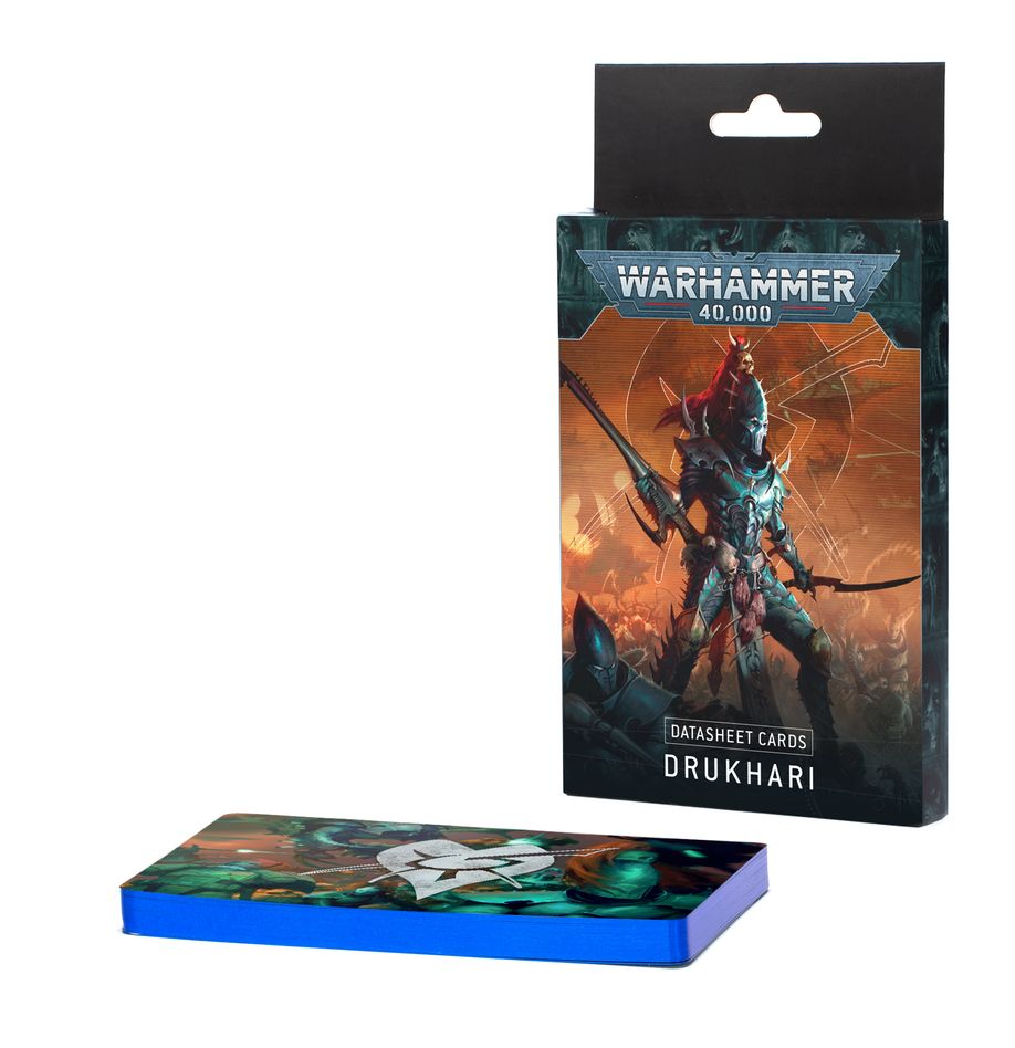 Games Workshop 45-02 - Warhammer 40,000 - Drukhari: Datasheet Cards (2025)