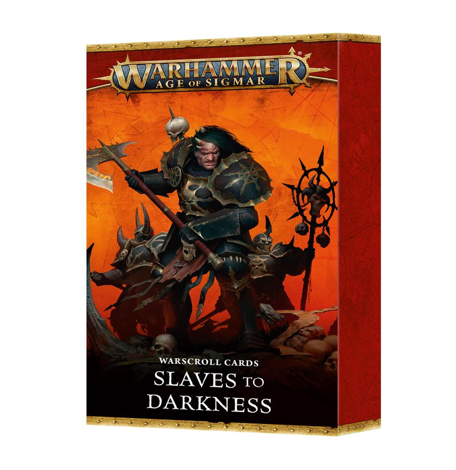 Games Workshop 83-03 - Age of Sigmar - Slaves to Darkness: Warscroll Cards