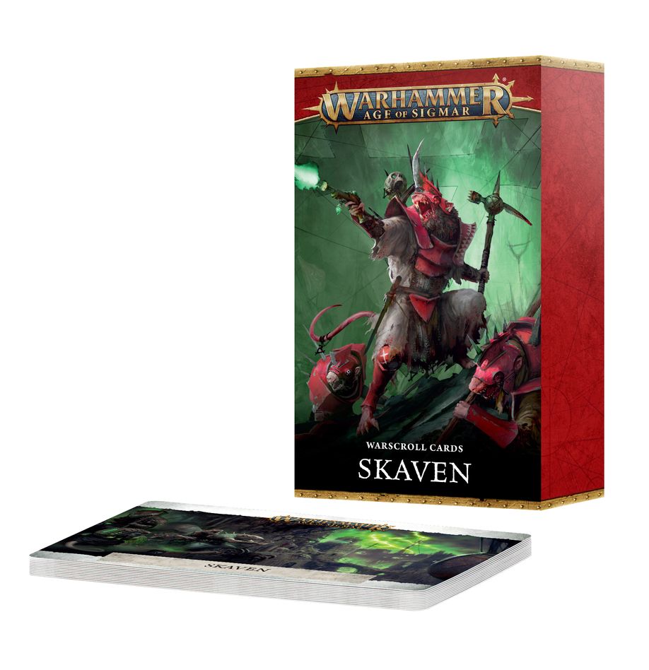 Games Workshop 90-05 - Age of Sigmar - Skaven: Warscroll Cards