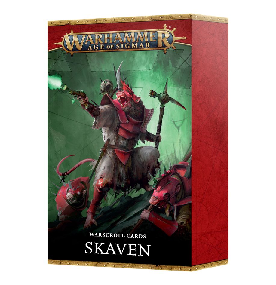 Games Workshop 90-05 - Age of Sigmar - Skaven: Warscroll Cards