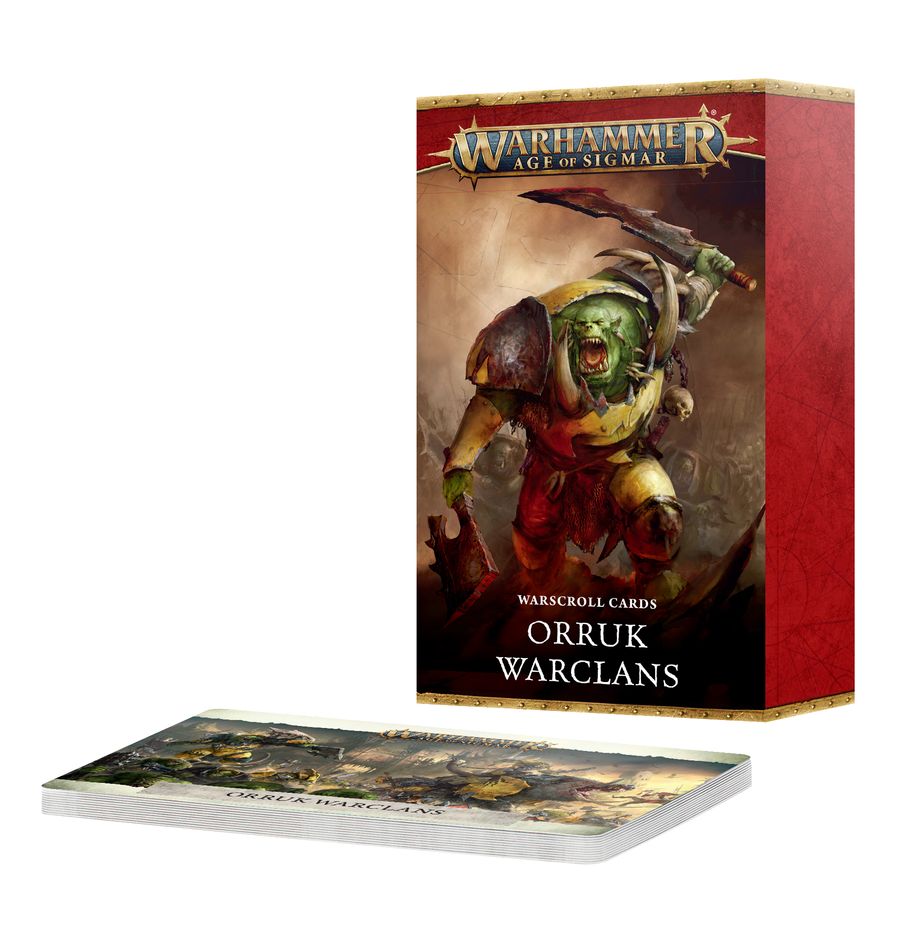 Games Workshop 89-04 - Age of Sigmar - Orruk Warclans: Warscroll Cards