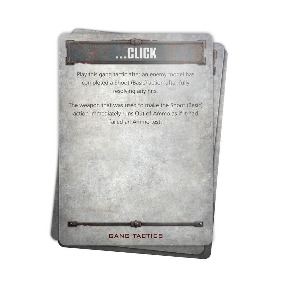 Games Workshop 301-19 - Necromunda - Core Gang Tactics Cards