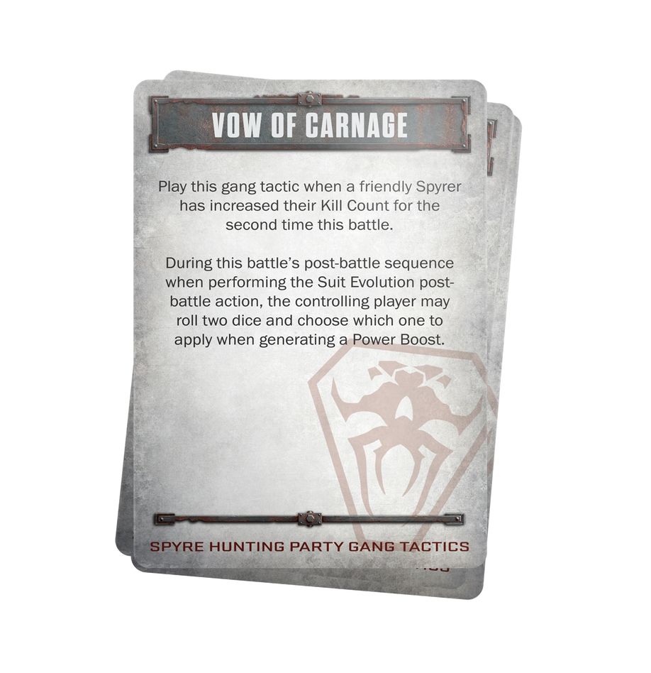 Games Workshop 301-30 - Necromunda: Spyre Hunting Party Gang Cards