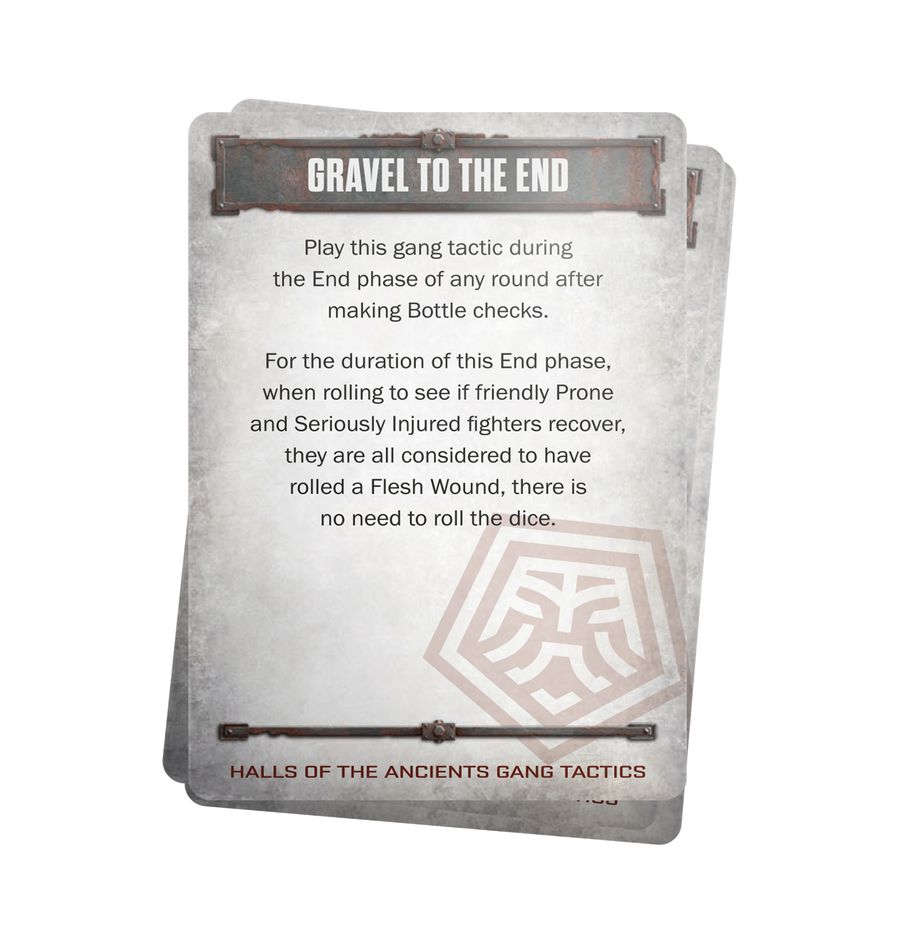 Games Workshop 301-42 - Necromunda - Halls of the Ancients Tactics Cards