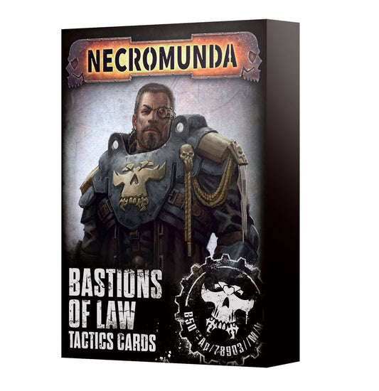 Games Workshop 301-49 - Necromunda - Palanite Enforcers: Bastions of Law Tactics Cards (Clearance)