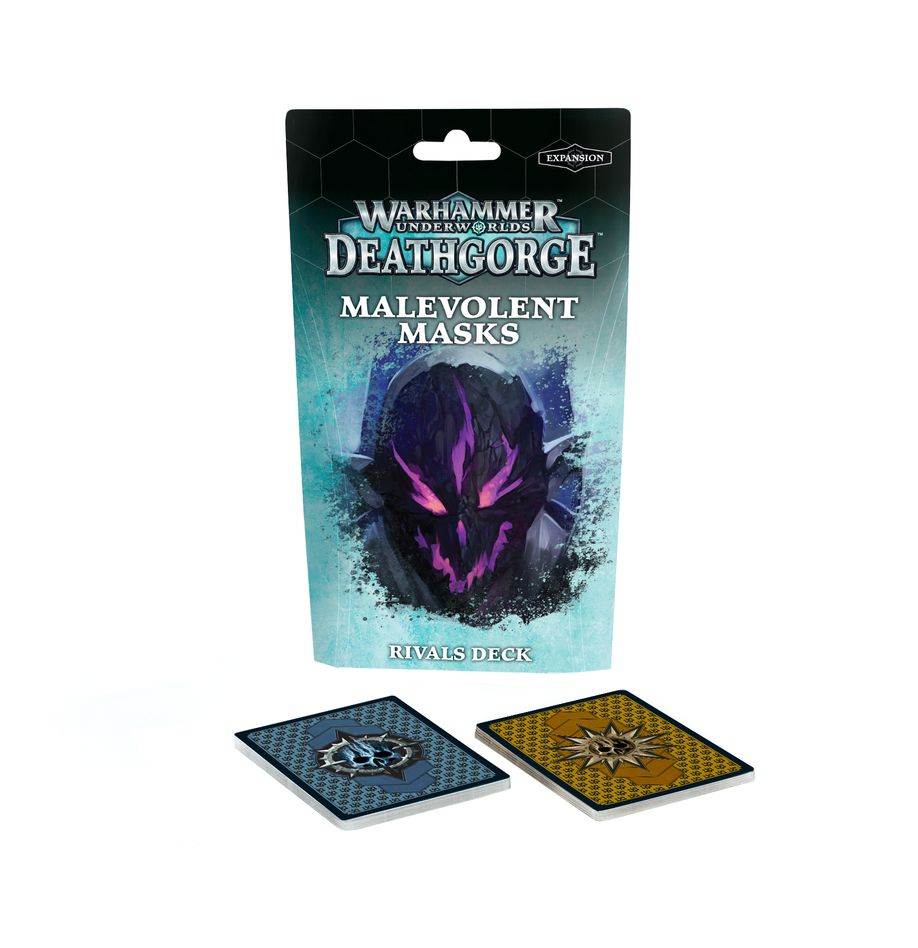 Games Workshop 109-31 - Warhammer Underworlds: Deathgorge - Malevolent Masks Rivals Deck/Cards