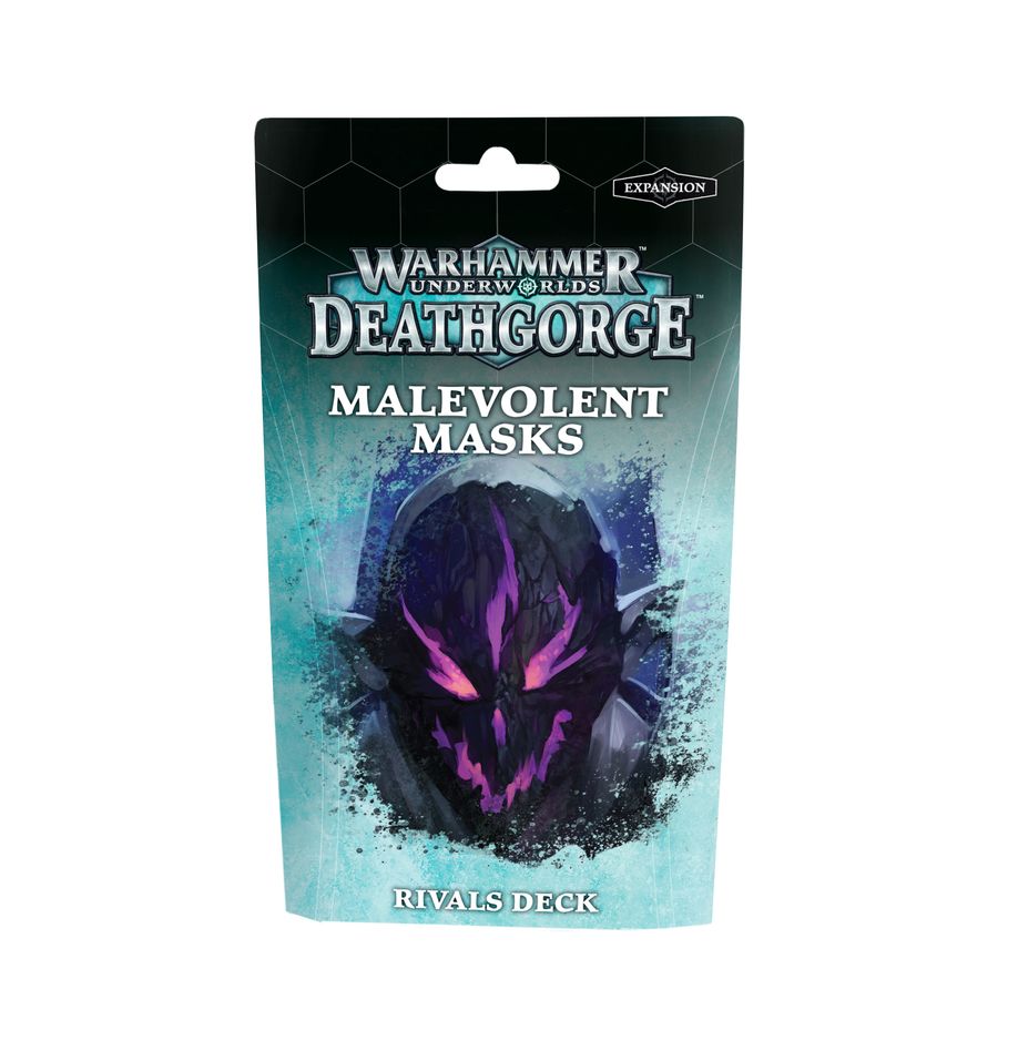 Games Workshop 109-31 - Warhammer Underworlds: Deathgorge - Malevolent Masks Rivals Deck/Cards