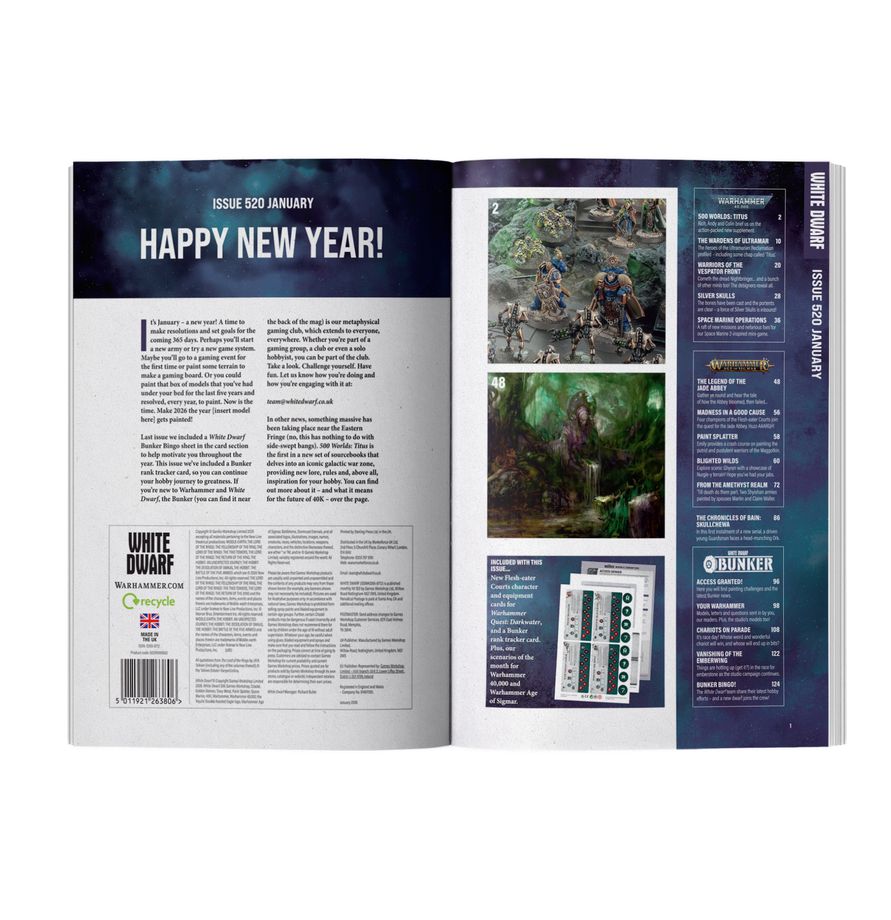 Games Workshop WD01-26 - White Dwarf 520 (January 2026)