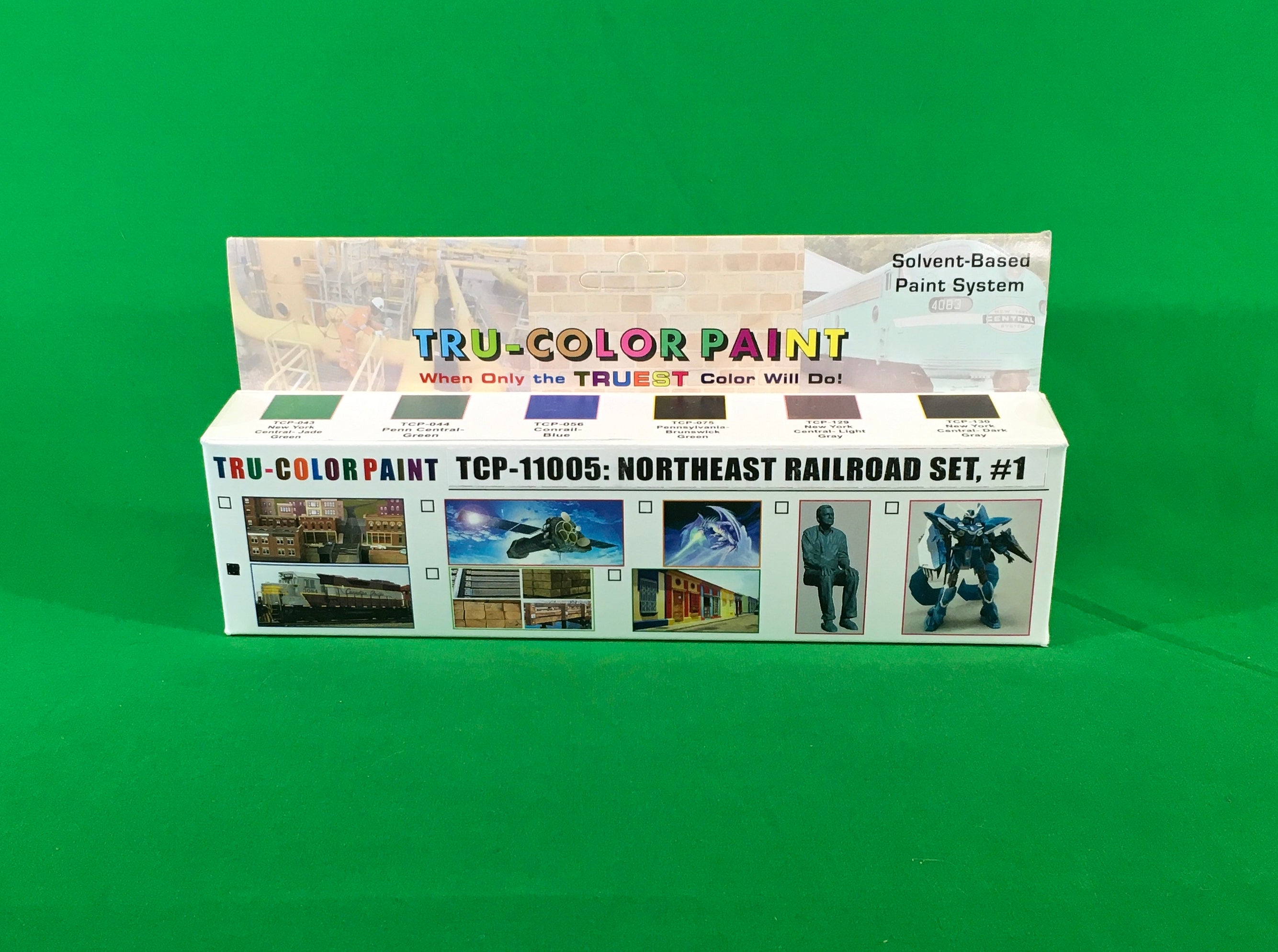 Tru-Color Paint - TCP-11005 - Northeast Railroads Set #1 (Solvent-Based Paint)