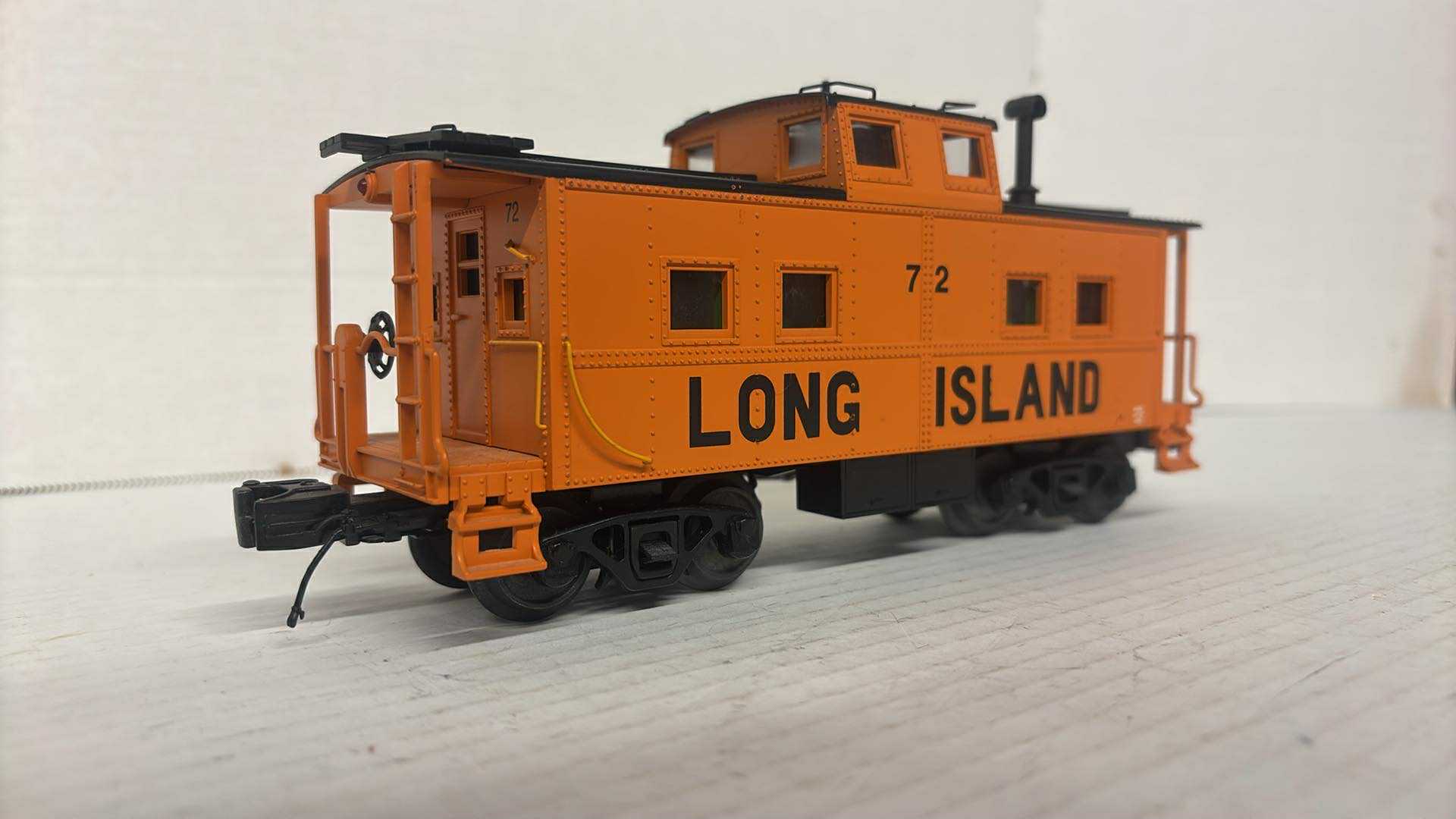 MTH 20-91356 Long Island Steel Caboose-Center Cupola-Second hand-M6306