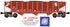 Ready Made Trains RMT-66205 - 70 Ton 3-Bay Coal Hopper Car "Conrail" w/ Load