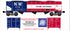 Ready Made Trains RMT-66224-1776 - 70 Ton 3-Bay Coal Hopper Car "Norfolk & Western" #1776 w/ Load - Custom Run for MrMuffin'sTrains