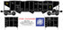 Ready Made Trains RMT-66243 - 70 Ton 3-Bay Coal Hopper Car "Susquehanna"