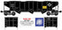 Ready Made Trains RMT-66259 - 70 Ton 3-Bay Coal Hopper Car "Erie"