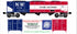 Ready Made Trains RMT-66299-24-1776 - 70 Ton 3-Bay Coal Hopper Car "Norfolk & Western" #1776 w/ Load - Custom Run for MrMuffin'sTrains