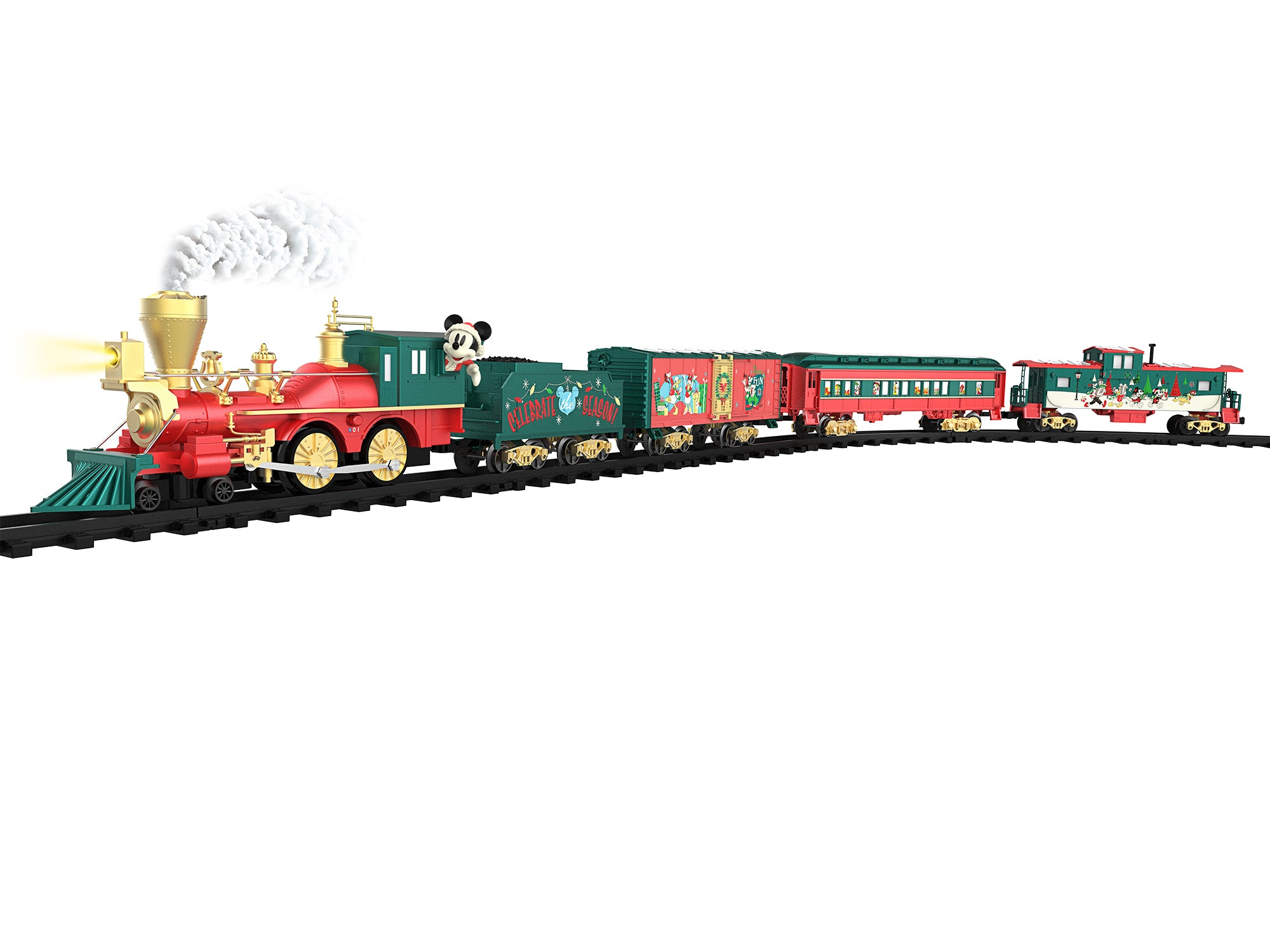 Lionel 7-12165 - Disney Christmas Battery Operated O-Gauge Train Set
