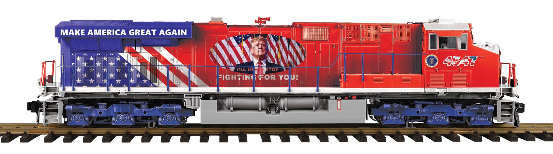 MTH 70-2191-1 - ES44AC Diesel Engine "Donald J. Trump" #4547 w/ PS3