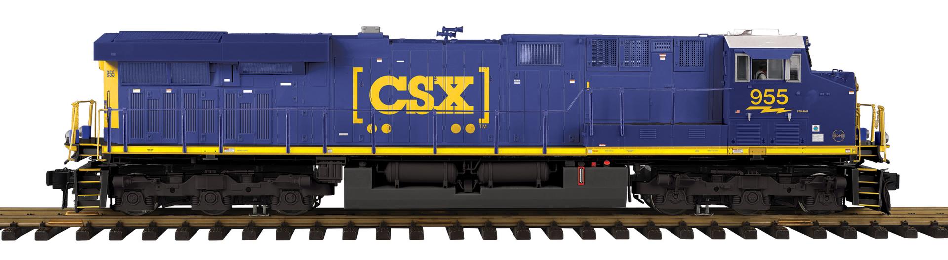 MTH 70-2199-1 - RailKing One Gauge - ES44AC Diesel Engine "CSX" #955 w/ PS3