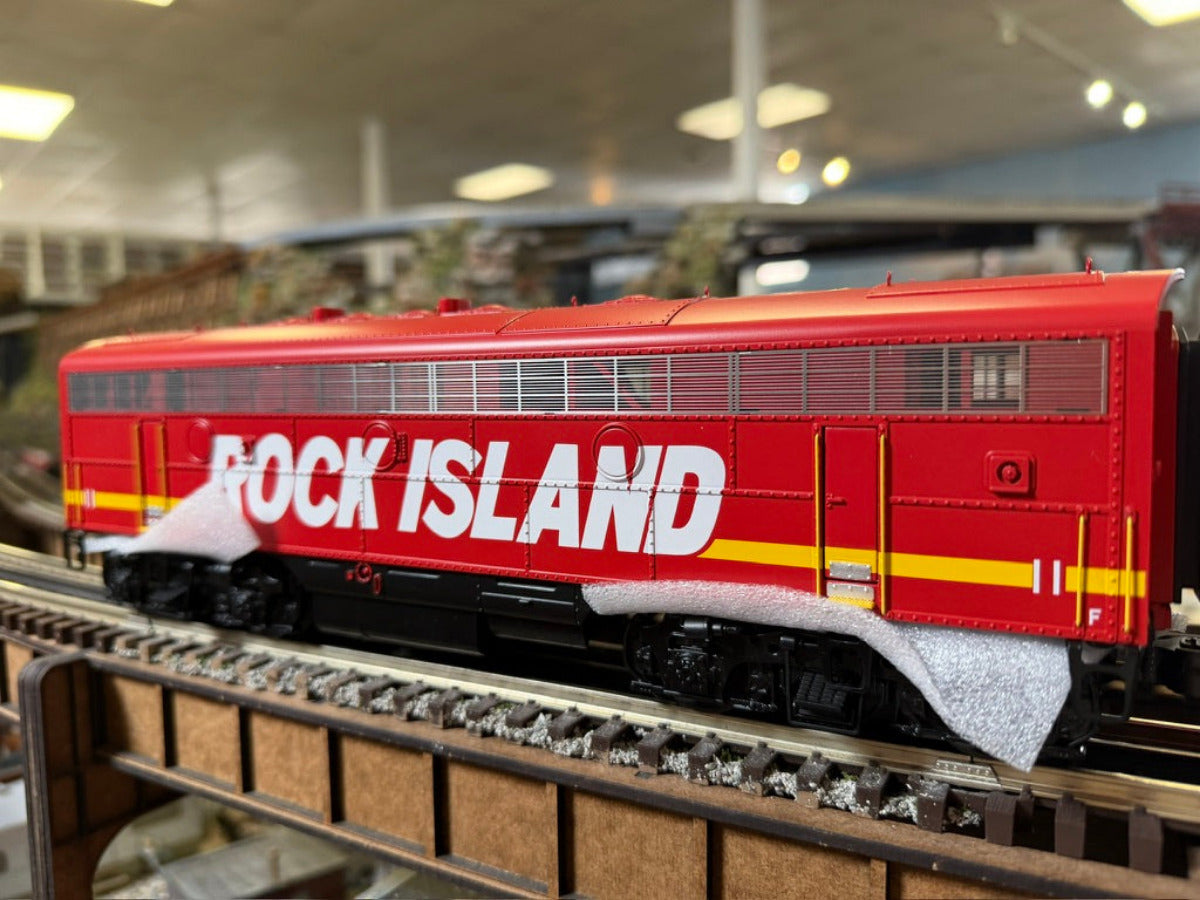 MTH - Premier - F-7 A/B Diesel Engine Set "Rock Island" #123/#11 w/ PS3 Set #1 - Custom Run for MrMuffin'sTrains - MrMuffin'sTrains