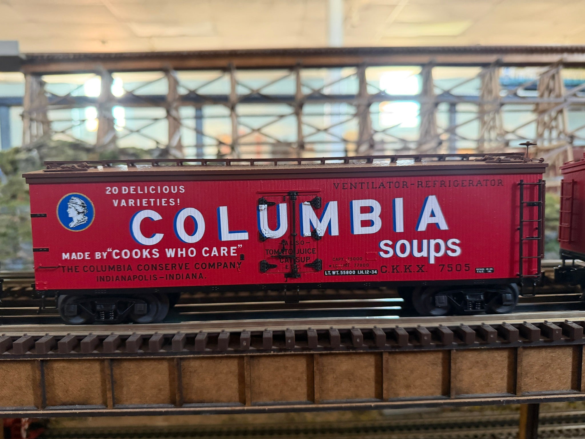 Atlas O 3002649S - Master - 40' Wood Reefer "Columbia Soup" - Custom Run for MrMuffin'sTrains