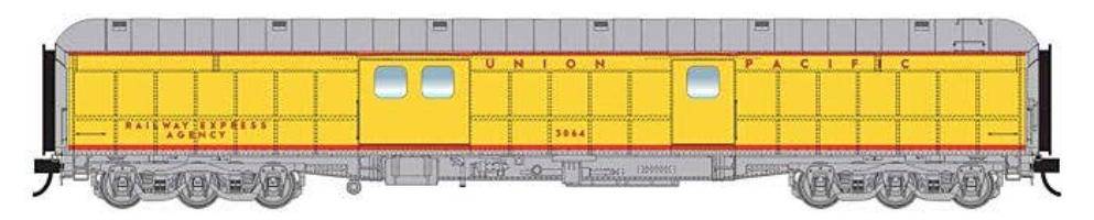 Walthers HO 920-17510 - Proto - 70' Heavyweight Baggage Car "Union Pacific" #3064