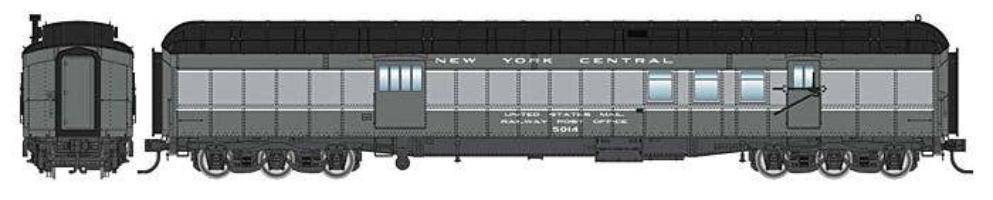 Walthers HO 920-17417 - Proto - 70' Heavyweight RPO Baggage Car "New York Central" #5015