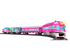 Lionel 7-12116 - Battery Operated "Malibu Barbie" Train Set