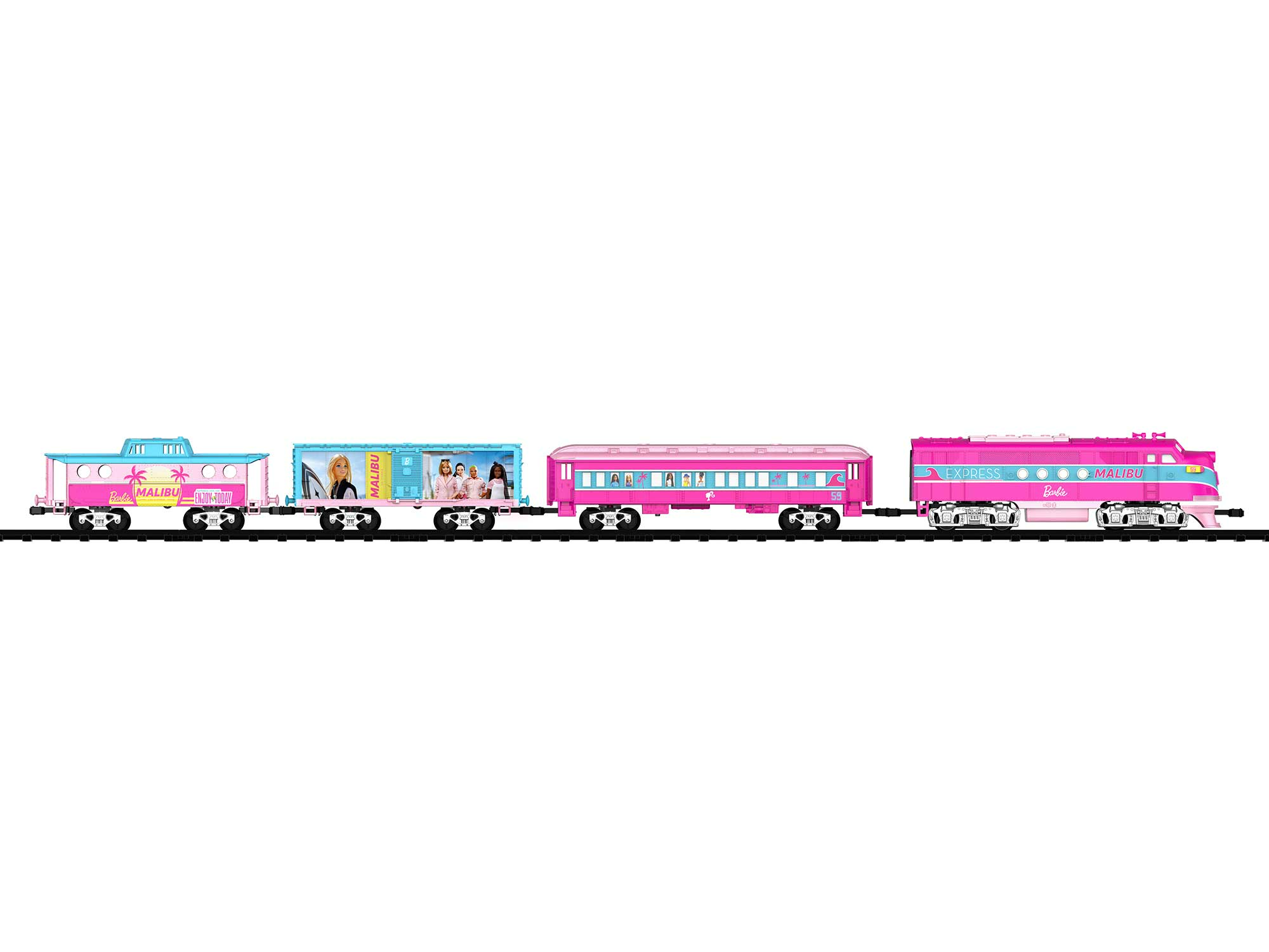 Lionel 7-12116 - Battery Operated "Malibu Barbie" Train Set