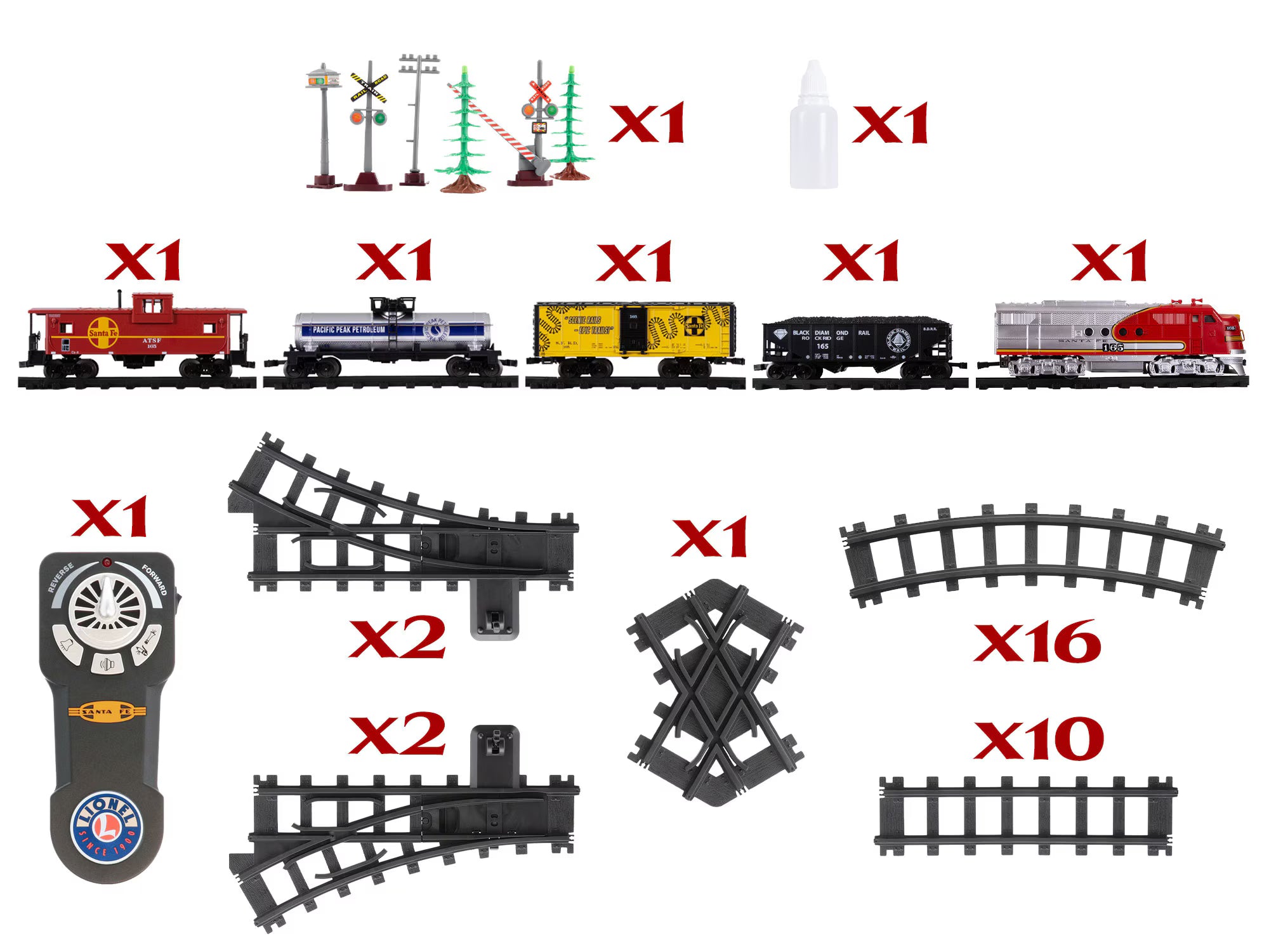 Lionel 7-12130 - Battery Operated Train Set "Santa Fe"