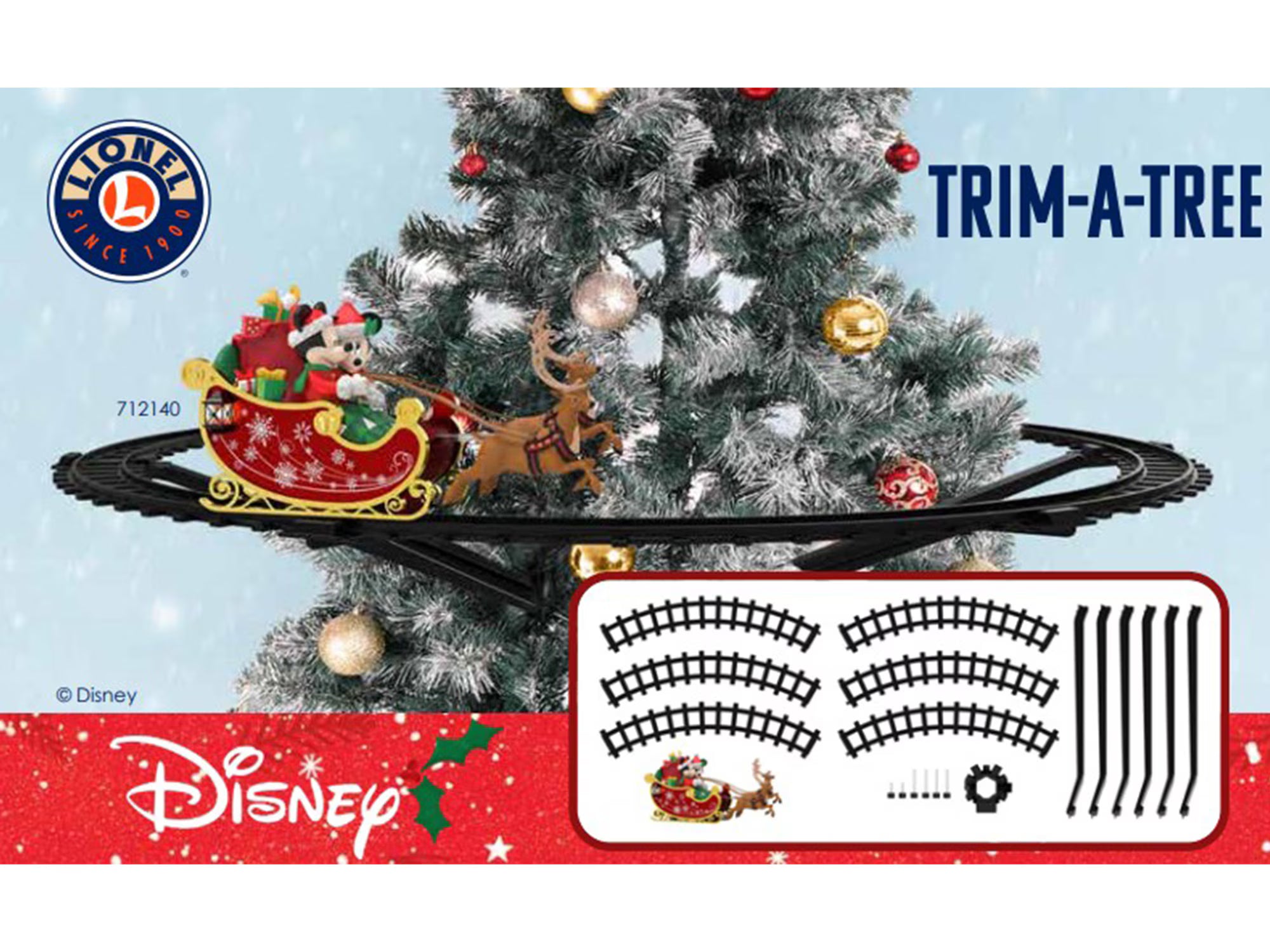 Lionel 7-12140 - Disney - Christmas Tree Train "Mickey & Minnie"