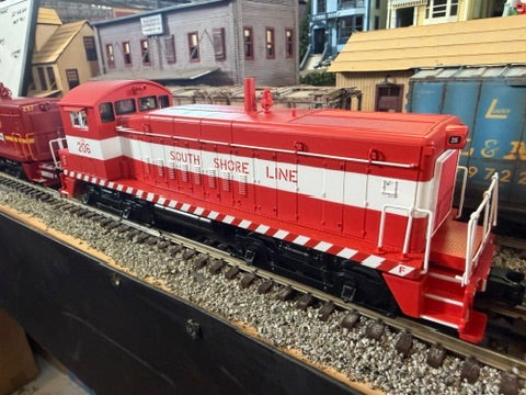 MTH 30-21301-1 - SW-8 Switcher Diesel Engine "South Shore Line" #206 w/ PS3