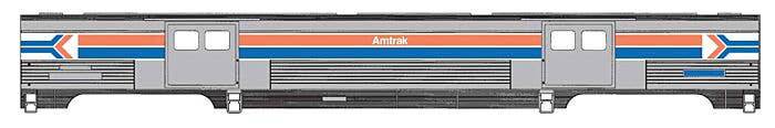 Walthers HO 920-13072 - Proto - 73' Budd Baggage Car "Amtrak" Phase I (Decal)