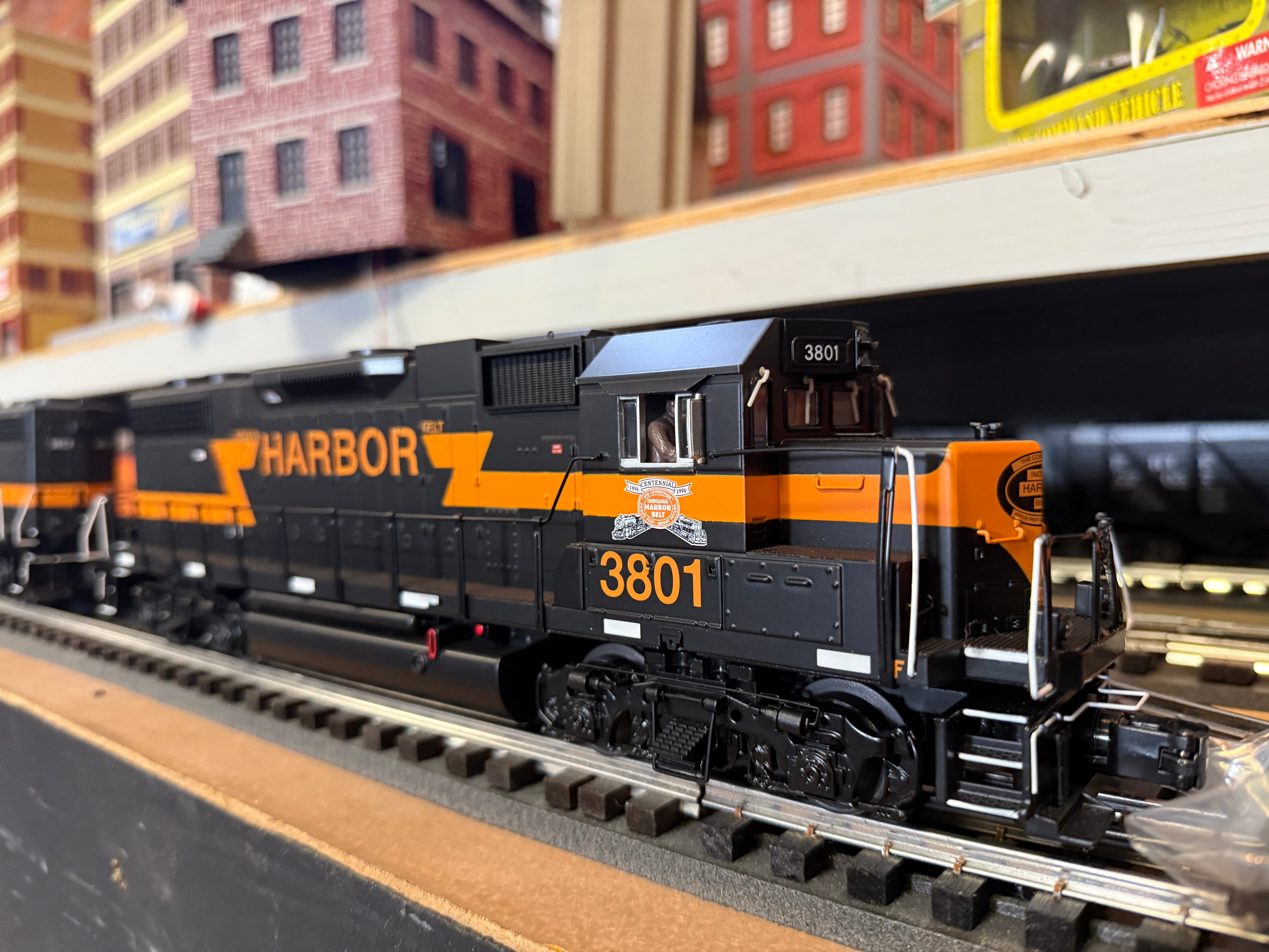 Atlas O 30138396S - Premier - GP38-2 Diesel Locomotive "Indiana Harbor Belt" #3801 - Custom Run for MrMuffin'sTrains