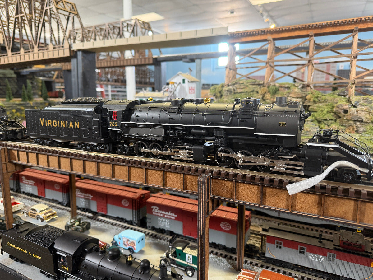 MTH 30-1892-1 - 2-8-8-2 Imperial Y6b Steam Engine "Virginian" #723 w/ PS3