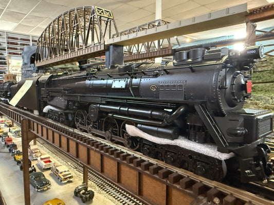 Lionel 2531450 - Legacy - S2 Steam Locomotive "Pennsylvania" #6200 (Smoke Lifters) Black - MrMuffin'sTrains