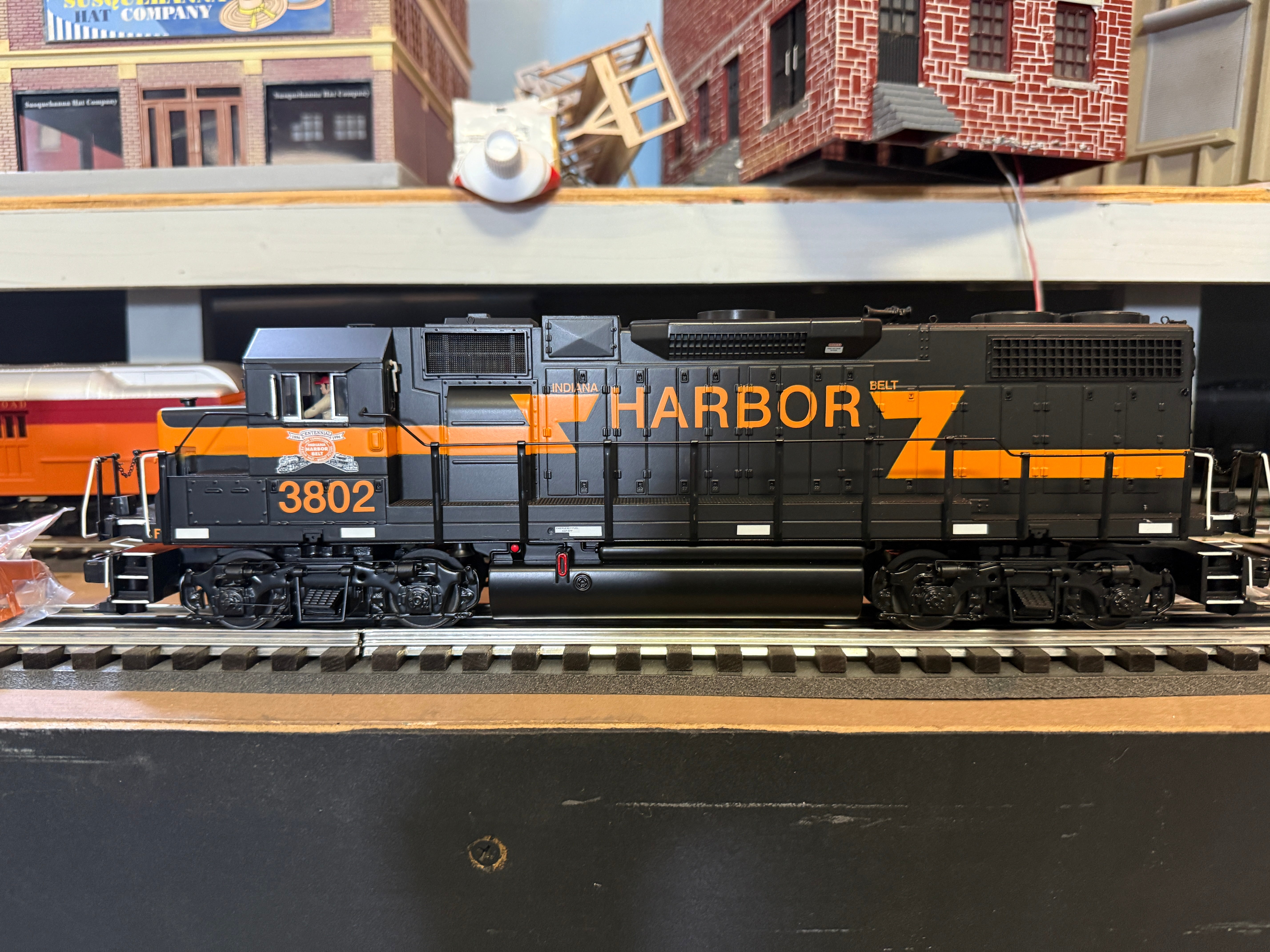 Atlas O 30138397S - Premier - GP38-2 Diesel Locomotive "Indiana Harbor Belt" #3802 - Custom Run for MrMuffin'sTrains