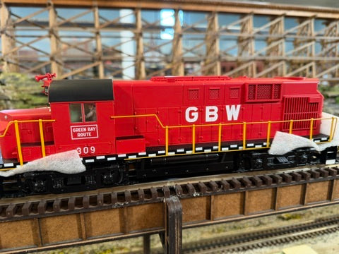 MTH 20-22061-1 - Premier - RS-11 Low Hood Diesel Engine "Green Bay & Western" #309 w/ PS3