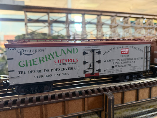 Atlas O 3002647S - Master - 40' Wood Reefer "Cherryland" (Gray) - Custom Run for MrMuffin'sTrains