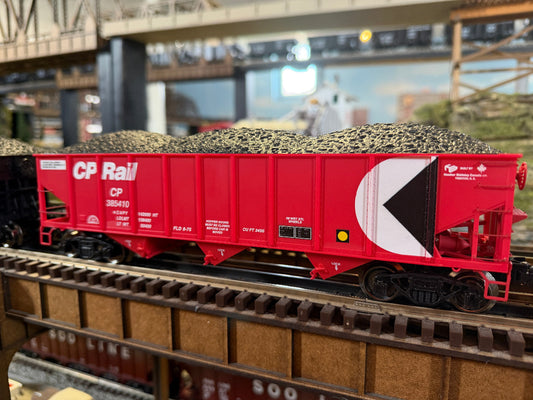 Ready Made Trains RMT-66255 - 70 Ton 3-Bay Coal Hopper Car "CP Rail" w/ Load
